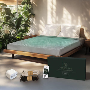 Terraluxe Grounding Sheets, Cali King Size (Organic Cotton 94%, Silver 6%)
