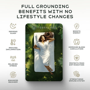 Terraluxe Grounding Sheets, Cali King Size (Organic Cotton 94%, Silver 6%)
